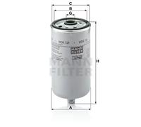 Filtro de combustible Filtro enroscable WDK 725 MANN-FILTER para MAN NEOPLAN MAZ