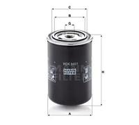 Filtro combustible MANN-FILTER WDK 940/1