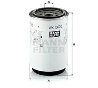 Filtro de combustible Filtro enroscable WK 1060/5 x MANN-FILTER para VOLVO