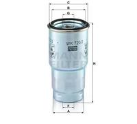Filtro de combustible Filtro enroscable WK 720/2 x MANN-FILTER para TOYOTA MAZDA