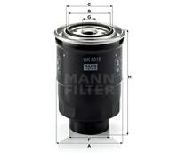 Filtro de combustible Filtro enroscable WK 8018 x MANN-FILTER para FORD MAZDA