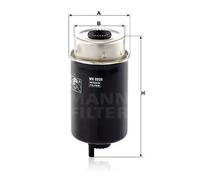 Filtro de combustible Filtro enroscable WK 8038 MANN-FILTER para LAND ROVER