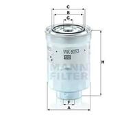 Filtro de combustible Filtro enroscable WK 8053 z MANN-FILTER para MITSUBISHI
