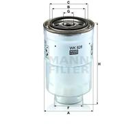 Filtro de combustible Filtro enroscable WK 828 x MANN-FILTER para VW TOYOTA FORD