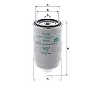 Filtro de combustible Filtro enroscable WK 842 MANN-FILTER para FORD LANCIA FIAT