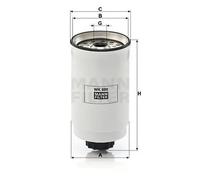 Filtro de combustible Filtro enroscable WK 880 MANN-FILTER para FORD METROCAB