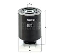 Filtro de combustible Filtro enroscable WK 9023 z MANN-FILTER para MITSUBISHI