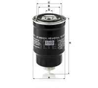 Filtro de combustible Filtro enroscable WK 940/22 MANN-FILTER para NISSAN SERENA