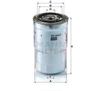 Filtro de combustible Filtro enroscable WK 940/37 x MANN-FILTER para MITSUBISHI