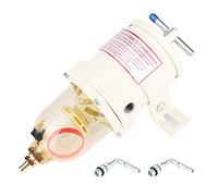 Filtro de combustible/separador de agua, separador de agua y aceite de acero inoxidable 500FG Reemplazo del filtro de combustible Accesorio modificado para cami¨®n de barco