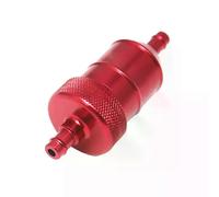 Filtro de combustible universal de aluminio cromado de 8 mm y 5/16 pulgadas para gasolina de coche en