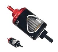 Filtro de de motocicleta - Alloy Stainless Steel Core Glass Perspective Filter | 8 mm Glass Perspectiva.er | Diseño transparente resistente a la intemperie para monitorear el rendimiento en