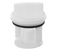 Filtro de Desagüe para Lavadora Automática, Tapón Blanco de Plástico | Filtración de Impurezas y Prevención de Fugas, Mantenimiento del Lavadero, para Hogar y Bricolaje