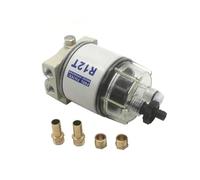 Filtro De Diésel para Coche R12T, Kit Separador De Aguaparafiltro De Combustible - Rosca Marina, Reemplaza S3240 120At Npt Zg1/4-19, Compatible con Filtro De Combustible De 3/8 De Pulgada.