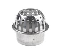 Filtro de drenaje de acero inoxidable para exteriores para techos y balcones que mantiene el agua fluyendo suavemente (90 mm)