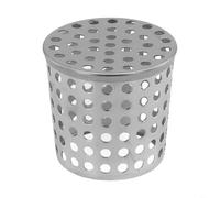 Filtro de drenaje de malla de canalón de acero inoxidable, protector de bajante resistente al óxido para salida de drenaje de techo, evita la entrada de desechos (50-63 mm)