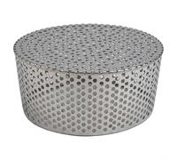 Filtro de drenaje de malla de canalón de acero inoxidable, protector de bajante resistente al óxido para salida de drenaje de techo, evita la entrada de desechos (180-200 mm)