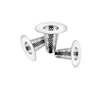 Filtro de Drenaje de Suelo, 0XBIT Filtro Desagüe Lavabo de Acero Inoxidable, Filtro Fregadero Cocina, Filtro Desague Fregadero, Apto para Balcones, Cocinas y Baños