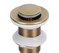 Filtro de drenaje, desagüe del fregadero antiguo de latón que aparece para el baño para la cocina(Pequeño rebote antiguo sin agujeros)