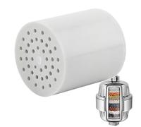 Filtro de ducha de repuesto - Filtro de agua contra cloro, cal y contaminantes | Cartucho de filtro para cabezales de ducha y sistemas de ducha, mejora la salud del cabello de la piel, apto para todos