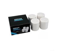 Filtro de ducha de repuesto para ducha de 15 a 36 niveles, filtro de carbón activo contra cal y metales pesados para agua blanda, color blanco (4 15 capas)