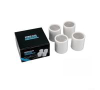 Filtro de ducha de repuesto para ducha de 15 a 36 niveles, filtro de carbón activo contra la cal y metales pesados para agua blanda, color blanco (8 25 capas)