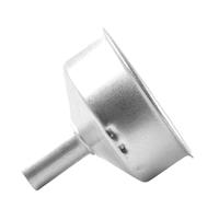 Filtro de embudo de aluminio de repuesto para cafetera espresso, compatible con percoladores de estufa de 1, 2, 3, 6, 9, 12 tazas, color plateado (150 ml)