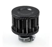 Filtro de entrada de aire frío para motocicleta y coche con cubierta de ventilación de alto flujo del cárter para mejorar la entrada de aire del motor y reducir la resistencia (carbono)