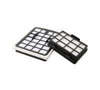 Filtro de escape for aspiradora, Kit de elementos filtrantes de contenedor de polvo, recipiente sin bolsa, fácil de instalar