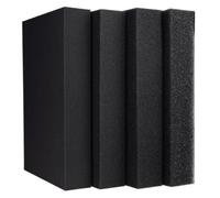 Filtro de esponja biológica para acuario - Material filtrante de espuma negra (15/25/35/50 PPI) para acuario y estanque (50 x 50 x 3 cm, 50 PPI)