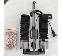 Filtro de esponja de acuario eléctrico, filtro de acuario retráctil, filtro doble esponja para acuario con bola filtrante, filtro doble esponja eléctrica, filtro de acuario para filtración biológica