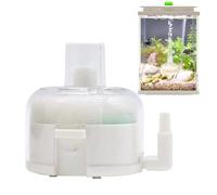 Filtro de esponja doble para acuario, esponjas de filtro bioquímico para peceras de acuario, filtros silenciosos para peceras, filtros de espuma sumergibles con 4 esponjas