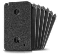 Filtro de espuma 215x130mm 7 uds adecuado como filtro Miele 9499230 para seca...