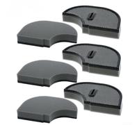 Filtro de espuma de repuesto para aspiradora Bosch BGC3 BGC4 BGS3 BGS4, contenedor de polvo lavable, atrapa partículas finas para aire fresco del hogar (paquete de 6)