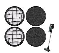 Filtro de espuma lavable y filtro de entrada 4 unidades para aspiradora Ph-ilips VC 7000 8000 Serie Filtro de espuma lavable para XC7055 7053 7057 8055 8057 Aspiradora inalámbrica Piezas de repuesto