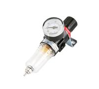 Filtro de fibra roscado AFR2000 de 1/4", regulador de presión, separador de agua, pistola pulverizadora, compresor de aire acondicionado(Without connector)