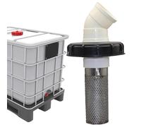 Filtro de filtro de entrada de manguera, filtro de agua de barril de lluvia | Tapa del filtro de malla para tanque de agua de un galón | Filtro de malla para tanque de galón antioxidante