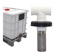 Filtro de filtro de entrada de tubería, filtro de agua para barril de lluvia - Fijación de la tapa del tubo del barril de lluvia,Fijación de la tapa de la manguera del filtro del cubo de lluvia para