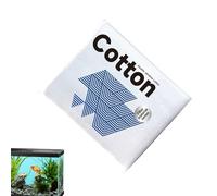 Filtro de filtro de peces, medios de filtro de acuario, 2 almohadillas de de agua para filtro de acuario, recipiente reutilizable para mascotas, accesorios para estanques al aire libre y tanque