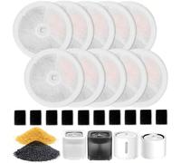 Filtro de fuente para gatos, 10 unidades, Unit 3.0 para Eversweet Solo SE/Solo 2/3 Pro/3 /2s para gatos, sistema de filtro cuádruple