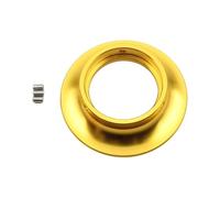 Filtro de gasolina Carburador de motocicleta Filtro de aire para carburador de motocicleta de 38 mm, copa de cuerno de pila de velocidad, piezas de red compatibles con PHBH y PHBL Dirt Bike.(Gold)
