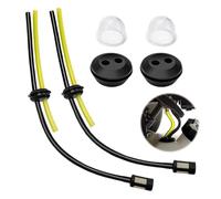 Filtro de Gasolina Kit Tubo Sello, 6 Piezas, Tubo, Sello, Manguera de Combustible y Carburador Universal, Filtro de Gasolina Universal para Desbrozadora, Motosierra y Cortacésped