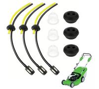 Filtro de Gasolina Kit Tubo Sello,con Manguito y Junta,Universal Kit de Filtros de Gasolina,Manguera Gasolinas,Filtro de Combustible Universales,Tubo de Combustible,Carburador Desbrozadora (9 Piezas)