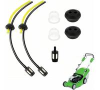 Filtro de Gasolina Kit Tubo Sello,con Manguito y Junta,Universal Kit de Filtros de Gasolina,Manguera Gasolinas,Filtro de Combustible Universales,Tubo de Combustible,Carburador Desbrozadora (7 Piezas)
