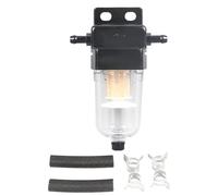Filtro de gasolina : separador de filtro de combustible duradero, limpiador en línea negro | Separador de humedad de tamaño compacto para calentadores automotriz, mantenimiento de