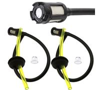 Filtro de Gasolina Universal para Desbrozadora, Motosierra y Cortacésped - Set con Tubo de Manguera de Combustible, Kit Fuel Line