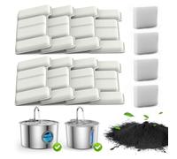 Filtro de gato para fuente de agua | con 4 filtros de repuesto para neutralizar los olores - Juego de relleno de filtro, para fuentes de agua en casa e interior para el mantenimiento diario para el