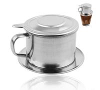 Filtro de goteo vietnamita en acero inoxidable, complemento perfecto para tus artículos esenciales de cocina (50 ml (máx.))