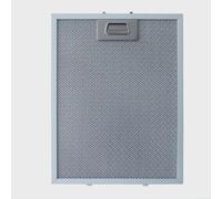 Filtro de grasa de aluminio para campana extractora, 340 x 257 mm, 5 capas, para sistemas de escape, color plateado