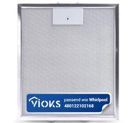 Filtro de grasa de repuesto para Whirlpool 480122102168 Siemens FKA40 AEG Electrolux 405525042-9 4055250429 Elica GRI0009219A KIT0010805 9395291 Bauknecht campana extractora de metal 5 x 267 mm.